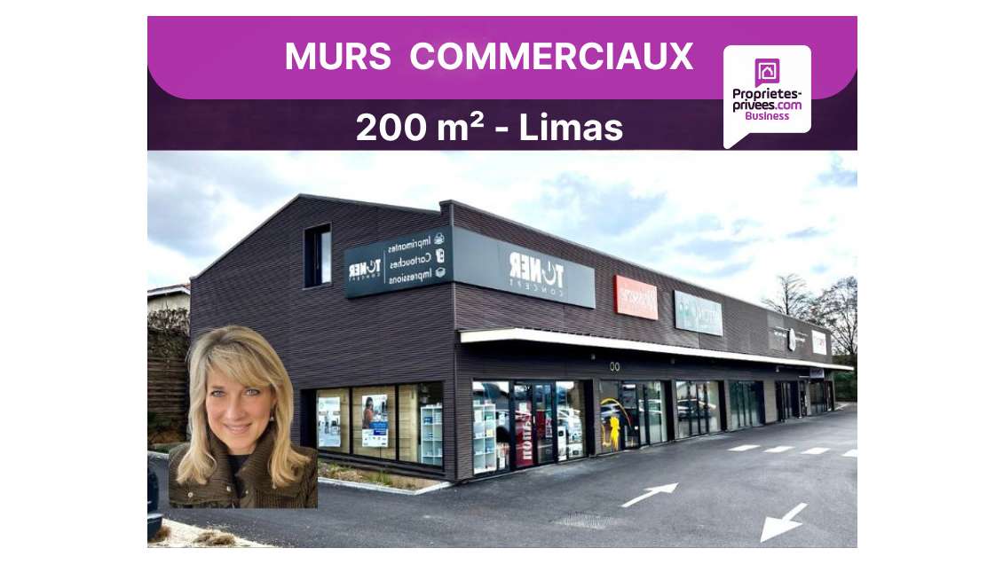 Vente murs commerciaux libres 200m² à Limas