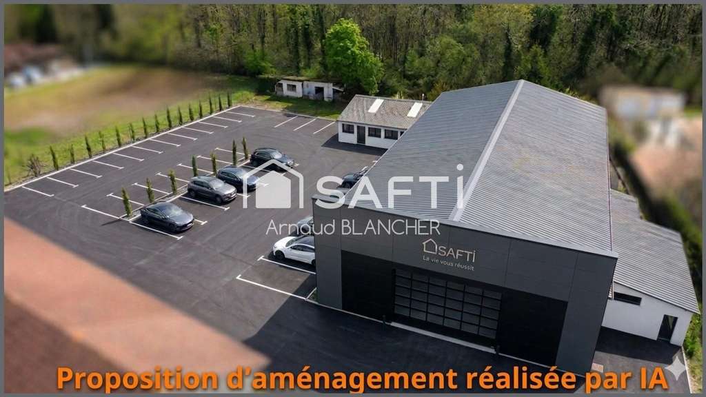 AV bâtiment atelier bureaux 500m² Voeuil-et-Giget