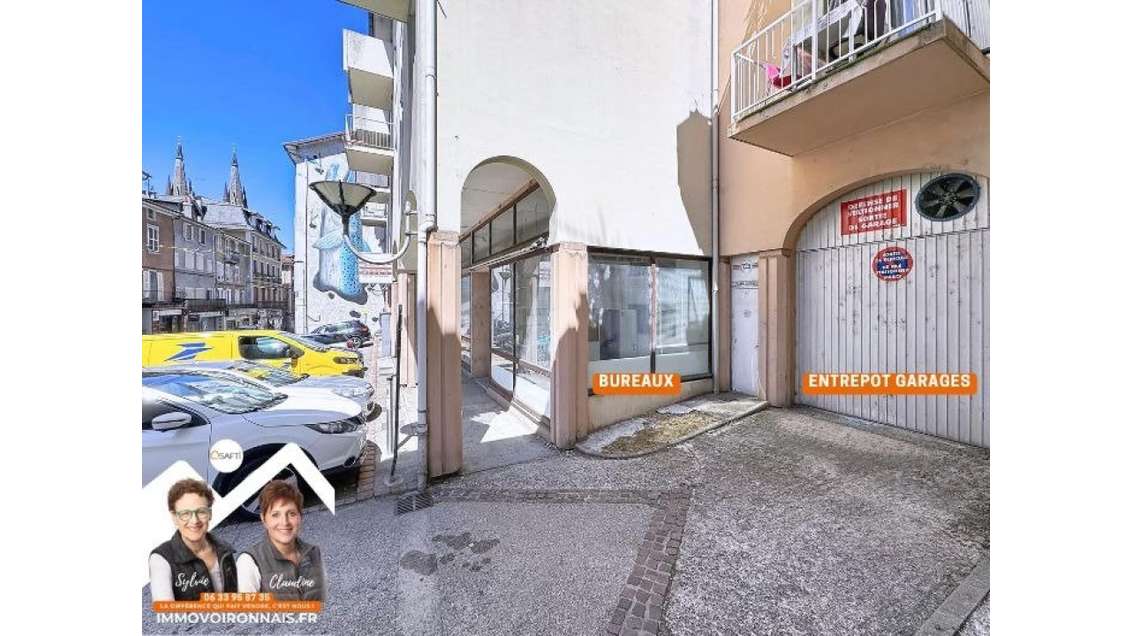 A l'entrée de Voiron, murs à vendre de 192 m² : lo