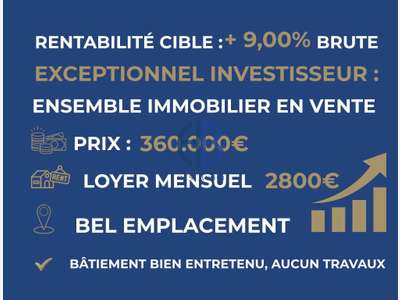 AV murs d'activité 120m² rentabilité 7% à Voiron