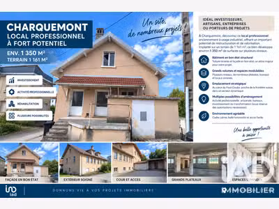 Vente local à fort potentiel 1350m² à Charquemont