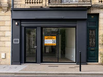 AV local libre 60m² Bordeaux proche Saint Seurin