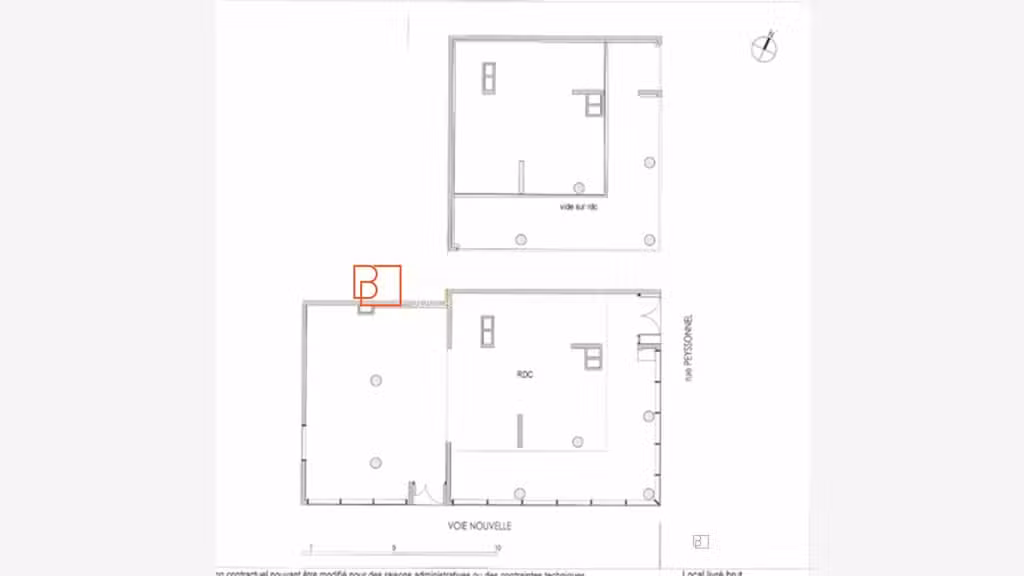 Local d'angle à vendre 203m² La Joliette 13003