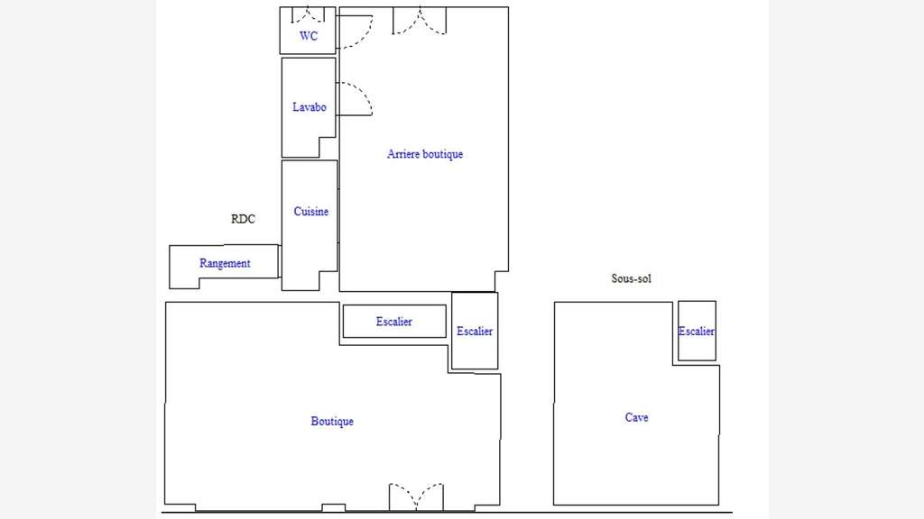 A vendre local commercial 45m² Marseille 13004