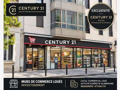 AV murs commerciaux loués supérette à Paris 20e