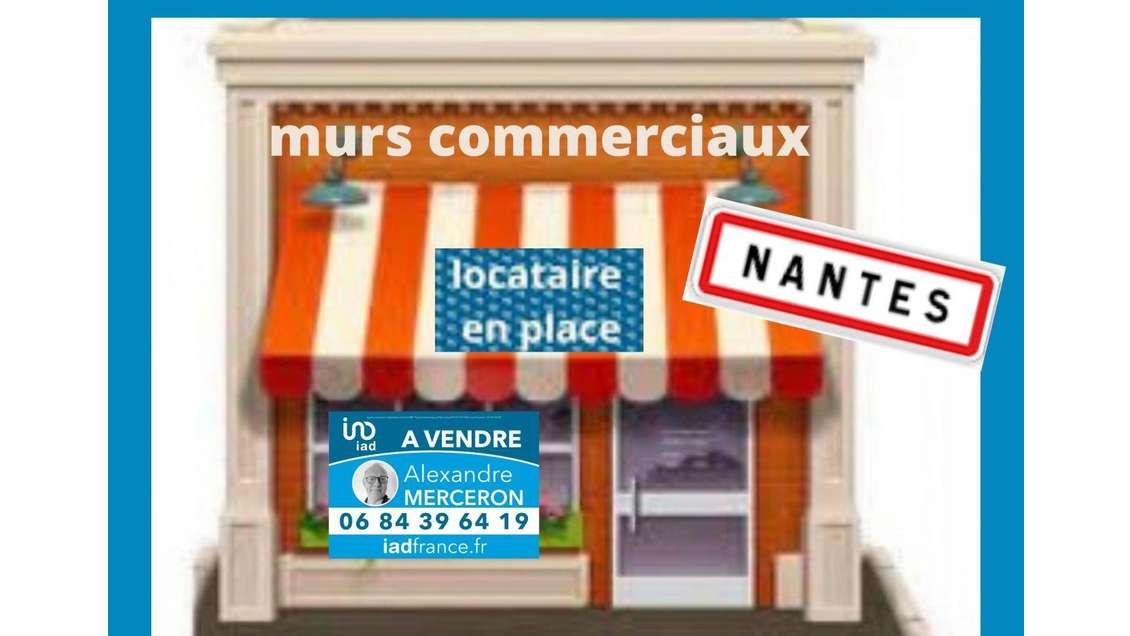 Vente local commercial 35m² à Nantes centre