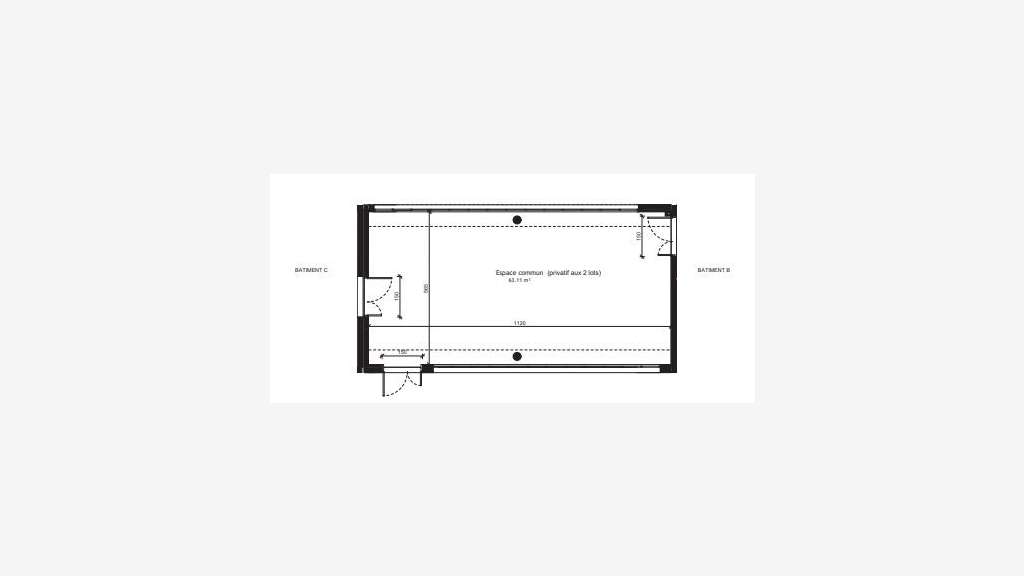 A vendre local commercial neuf centre Bourgoin