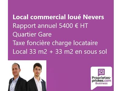 Vente Locaux commerciaux - Boutiques à Nevers
