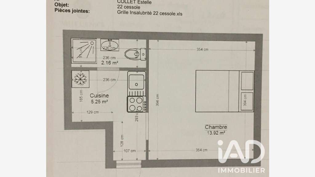 Vente local commercial 21m² à Nice Cessole