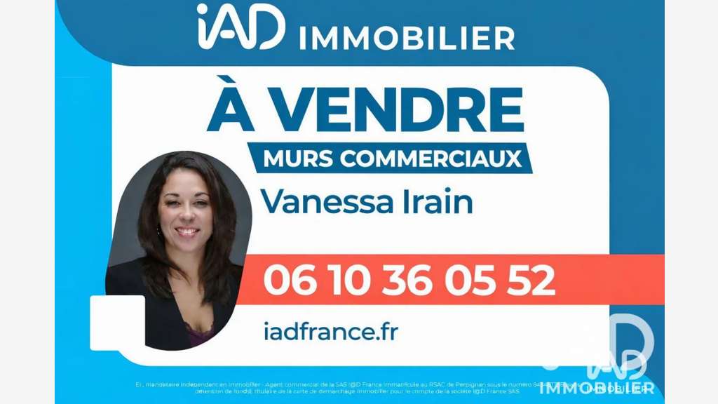 Vente local commercial 180m² Perpignan Bld Briand