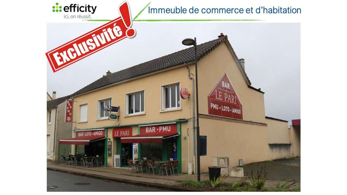 Vente local commercial 87m² à Savigné-l'Évêque