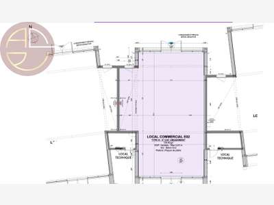 Vente local commerce 44m² sur axe passant à Muret