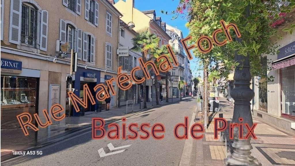 Vente local commercial rénové 100m² à Tarbes