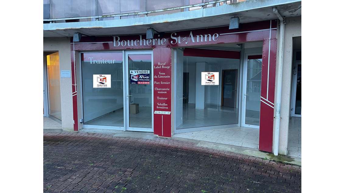 A vendre local 69m² empl N°1 à Trégastel centre