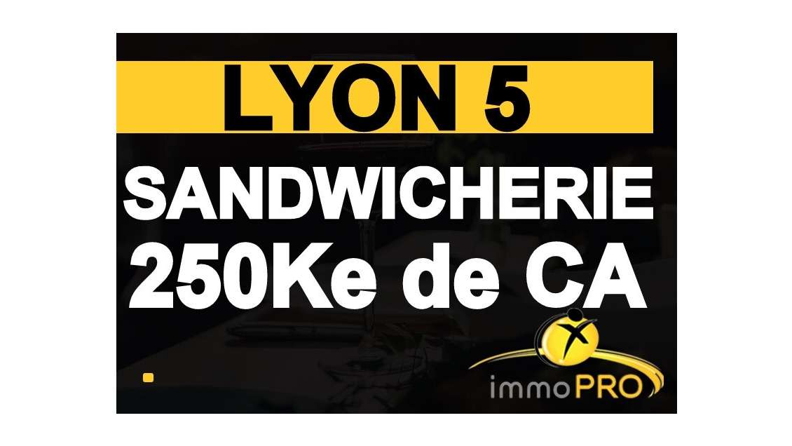 Vente local commercial 65m² très bien situé Lyon 5