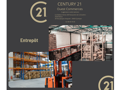 Vente Locaux d'activités - Entrepôts à Quimper