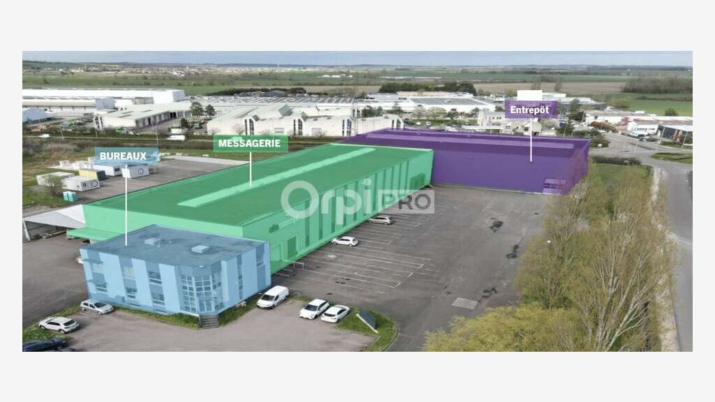 Messagerie à louer de 4 412m² Cap Nord Dijon