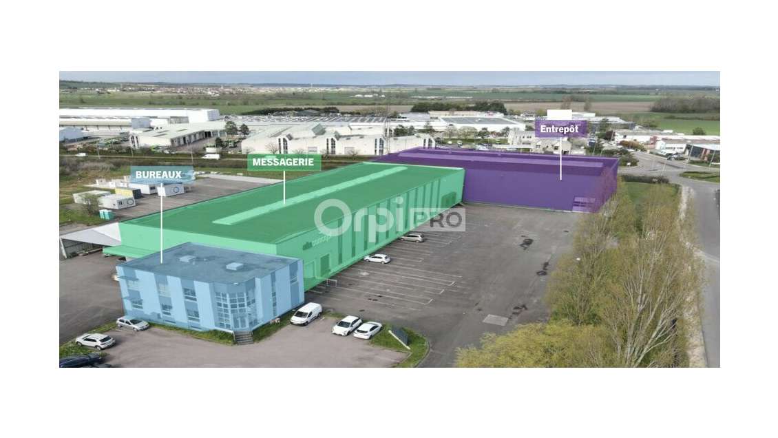 Messagerie à louer de 4 412m² Cap Nord Dijon