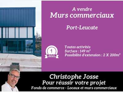 Vente murs commerciaux libres 149m² à Port-Leucate