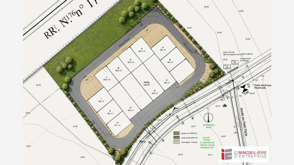 Vente locaux 310m² dans programme neuf à Taden