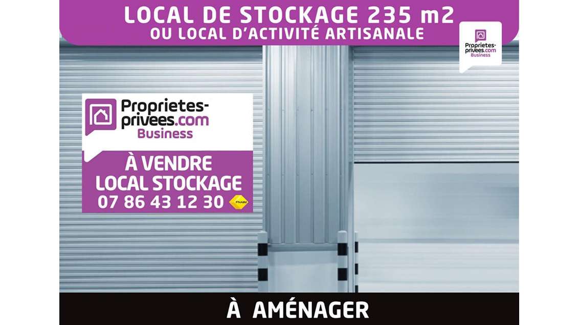 AV local d'activité ou de stockage 235m² à Amiens