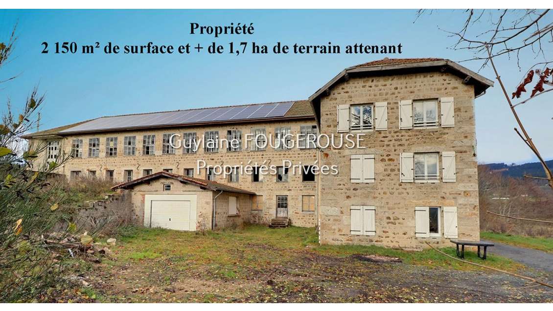 Vente local industriel de 2150m² à Saint-Antheme