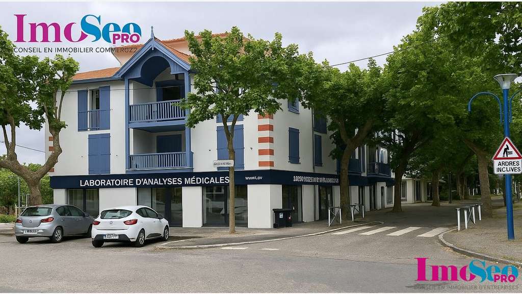 AV local commercial 106m² proche plages Andernos