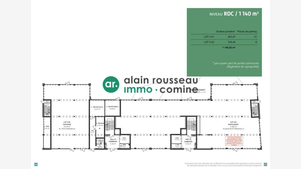 AV local commercial neuf 425m² Carré d'Orgemont