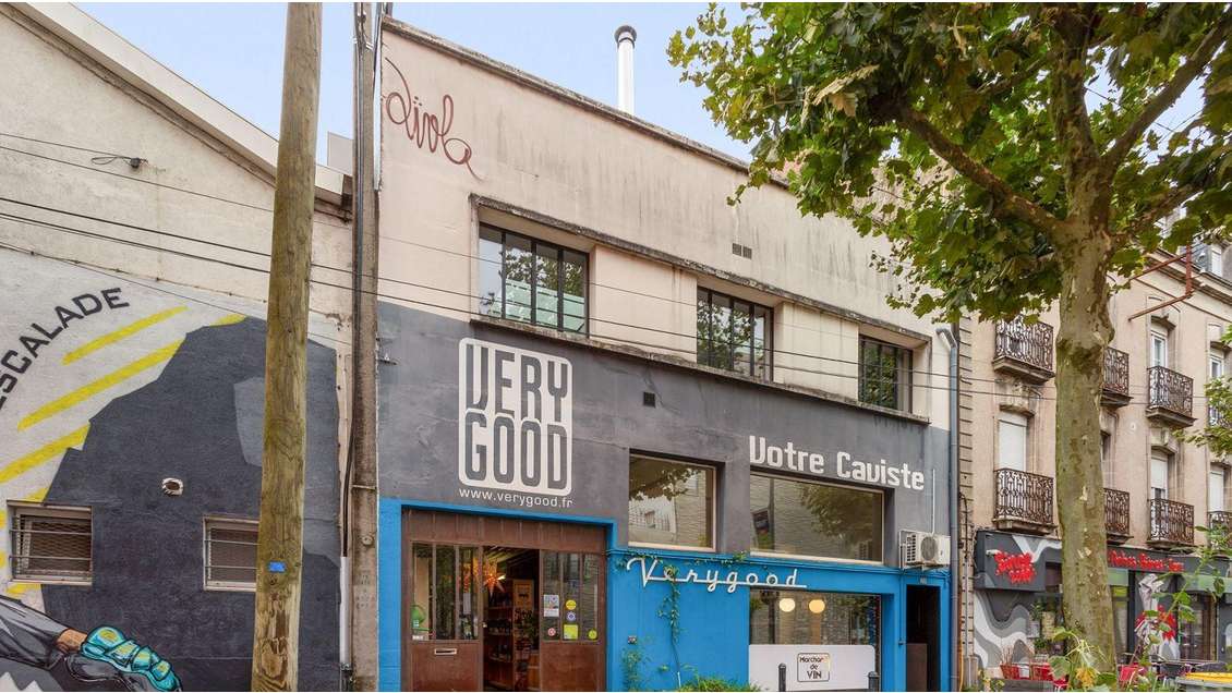 Vente murs commerciaux 277m² Île de Nantes