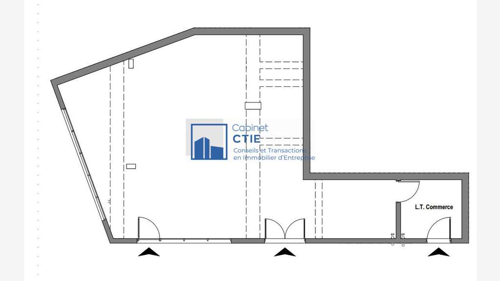À vendre local commercial neuf 99m² Nantes