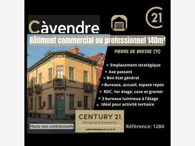 Vente murs 115m² à Pierre-de-Bresse