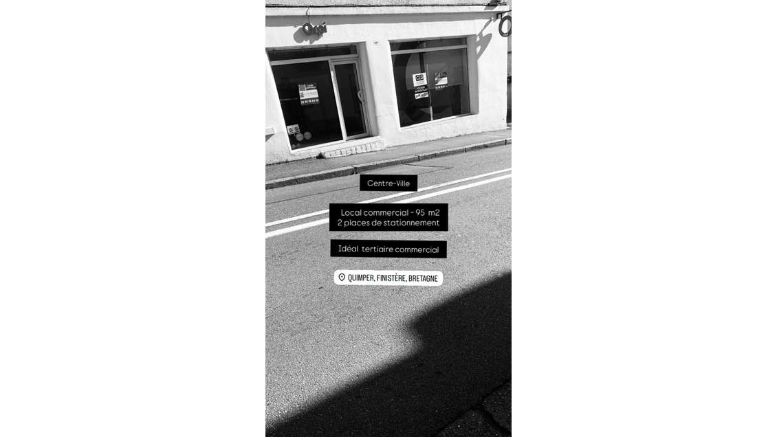 Local proche centre 2 places de parking à Quimper