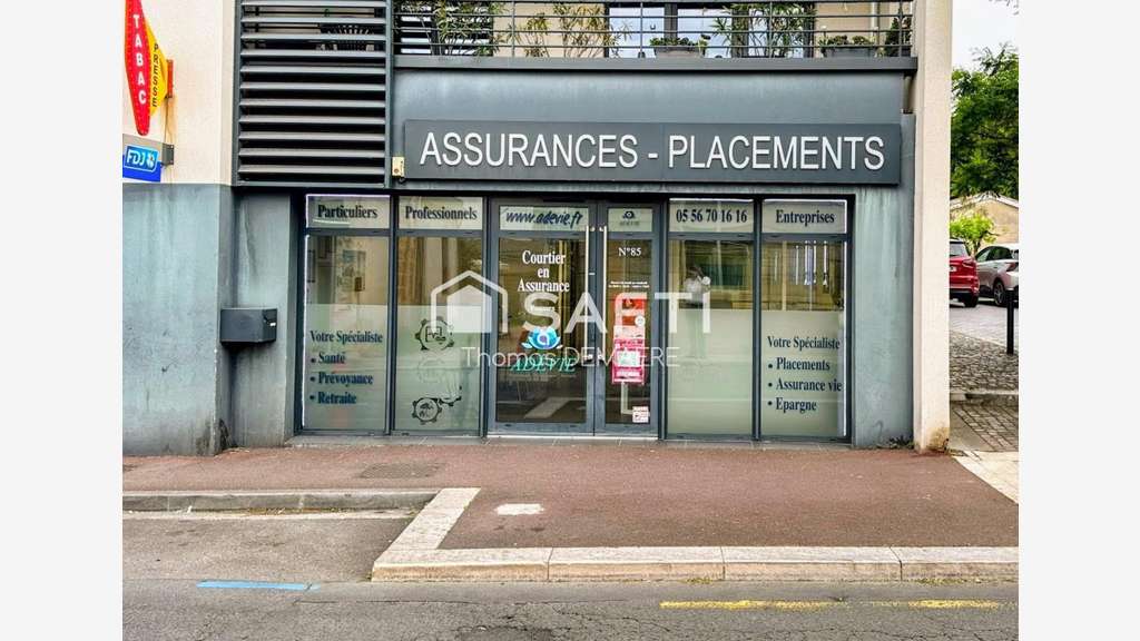 Vente local commercial 70m² plein centre St-Médard