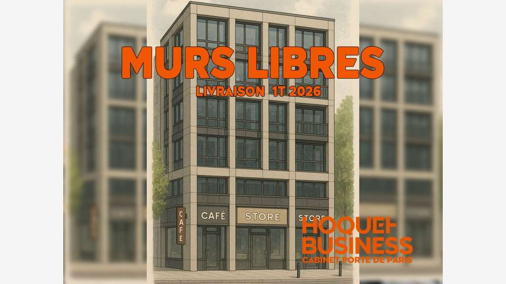 A vendre murs libres 85m² livraison 1T26 à Vanves