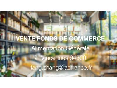 Vente Locaux commerciaux - Boutiques à Vincennes
