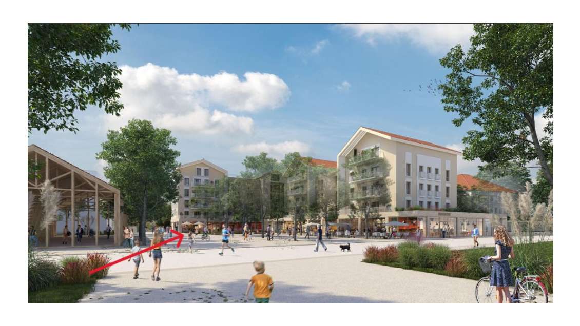 Locaux commerciaux bruts au coeur de Meyzieu