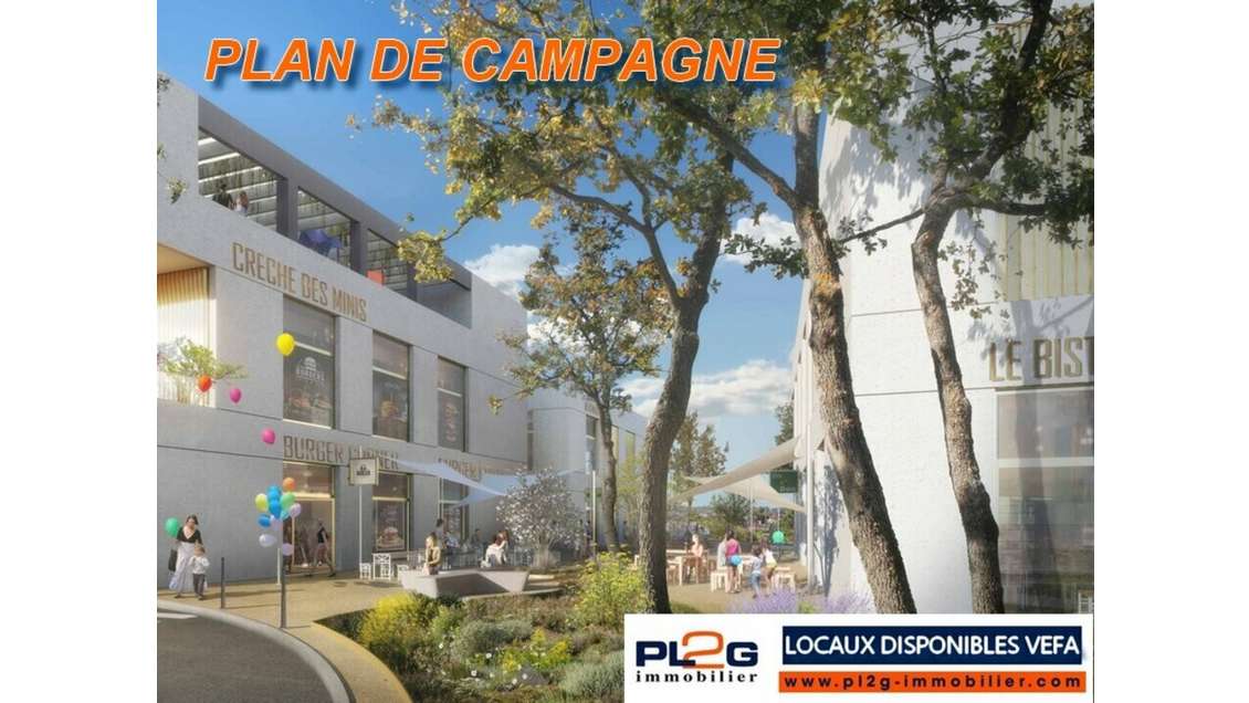 Vente local commercial 134m² en VEFA sur Marseille
