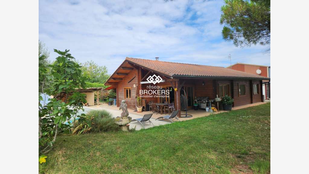 Vente locaux d'activité 500m² et maison à Cadours