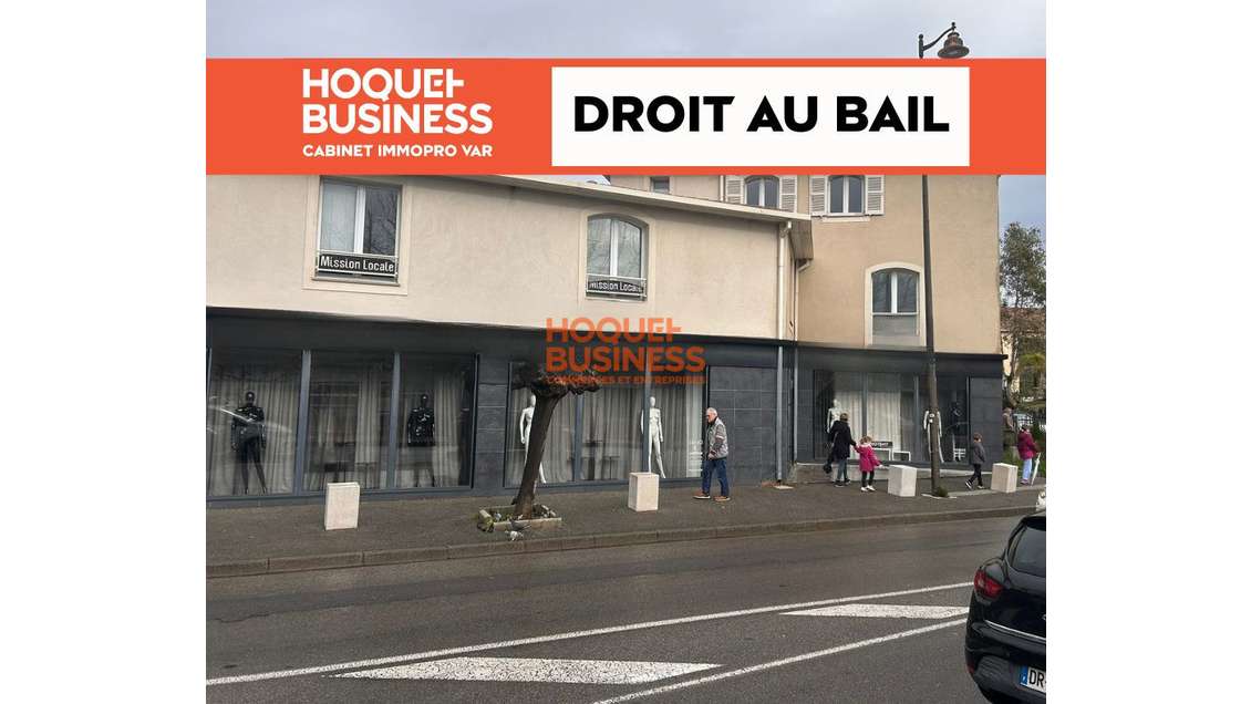 Cède bail local commercial de 145m² à Cogolin