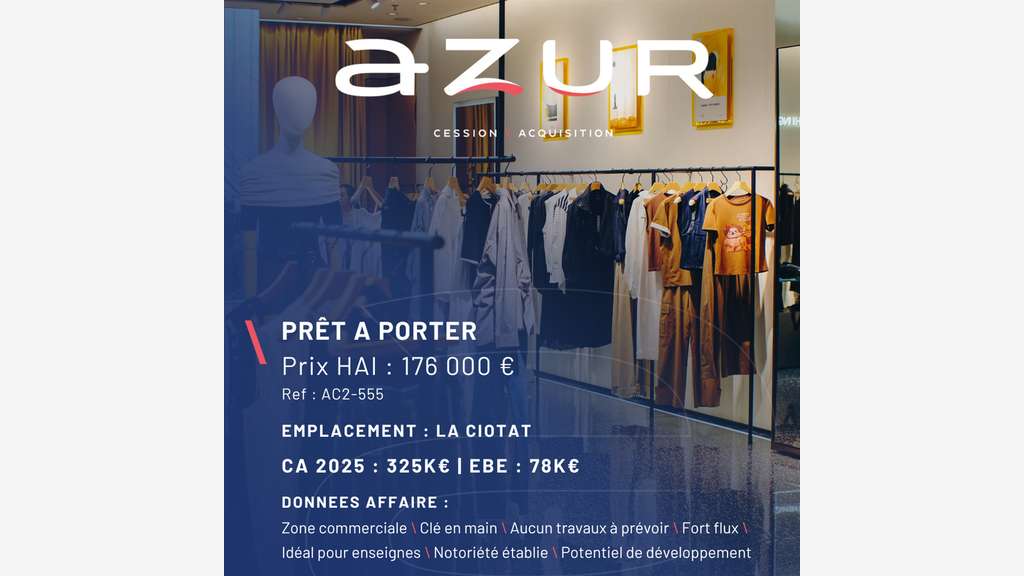 AV local commercial emplacement N°1 zc La Ciotat