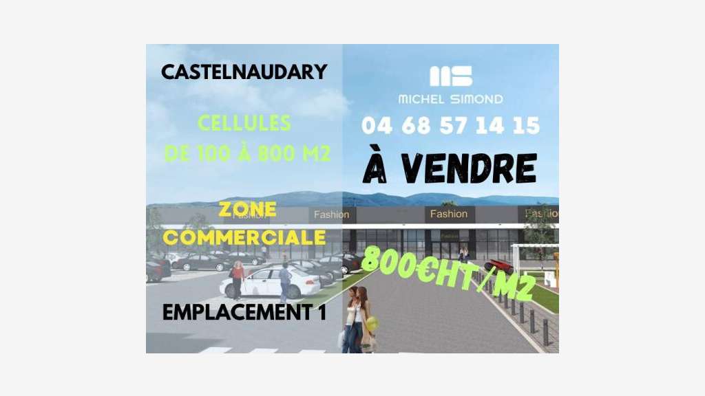 Vente cellules commerciales à Castelnaudary