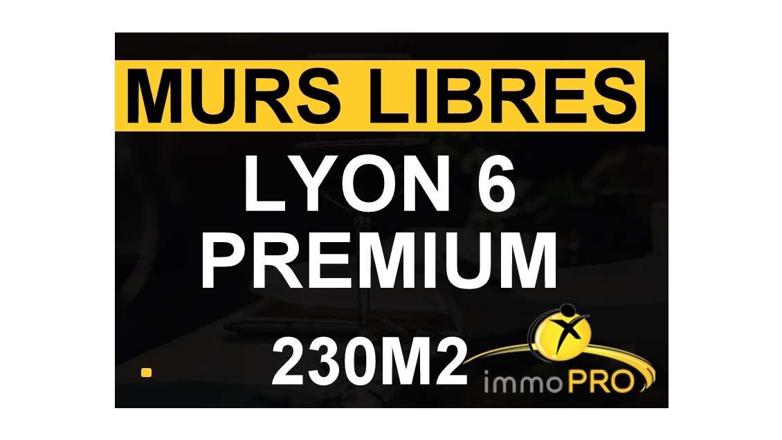 Vente murs commerciaux de 230m² à Lyon 69006