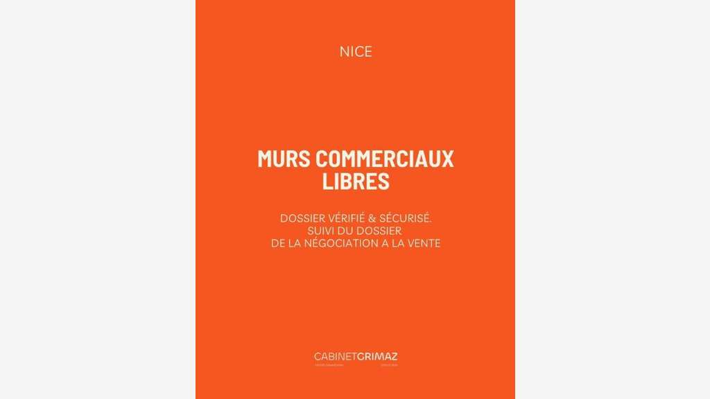 Vente murs commerciaux libres à Nice Gambetta