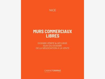 Vente murs commerciaux libres à Nice Gambetta