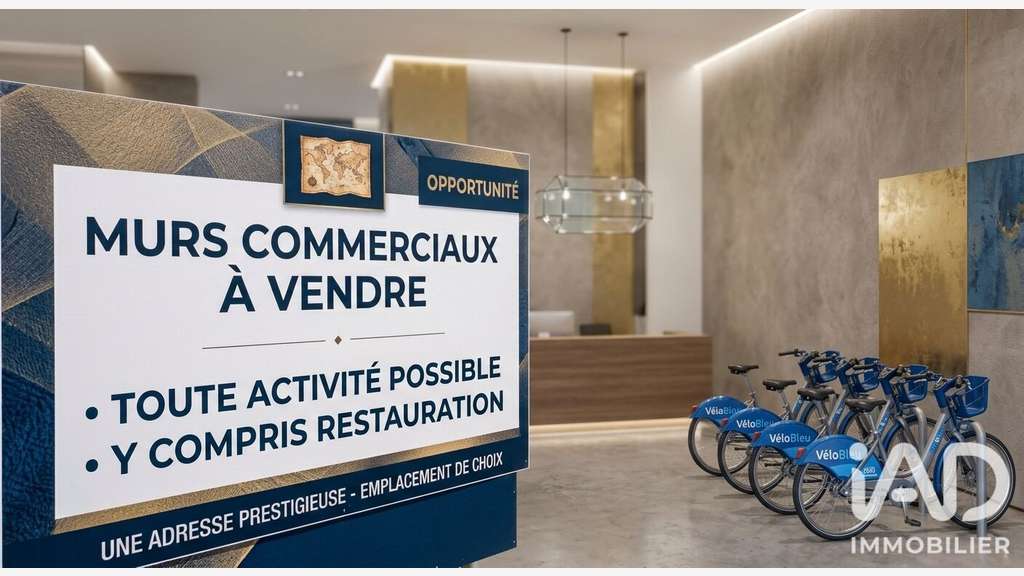 Vente murs commerciaux libres à Nice Carré d'Or