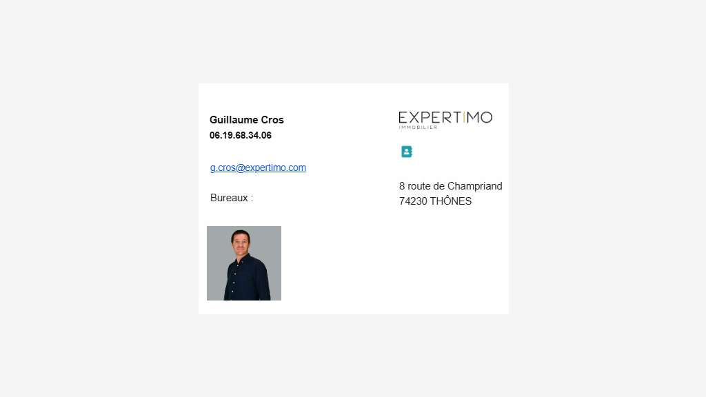 Vente murs commerciaux loués à Thônes
