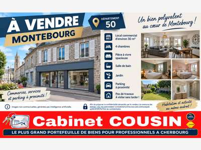Vente murs commerciaux à Montebourg 