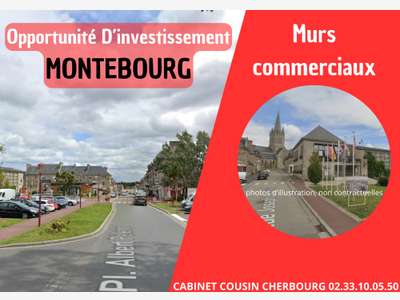 Vente murs commerciaux à Montebourg