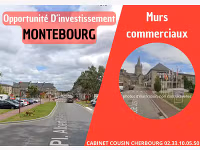 Vente murs commerciaux à Montebourg 