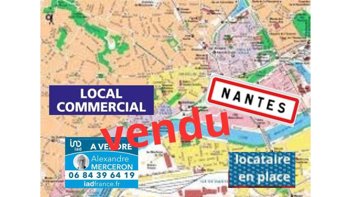 Vente murs commerciaux 68m² proche gare de Nantes